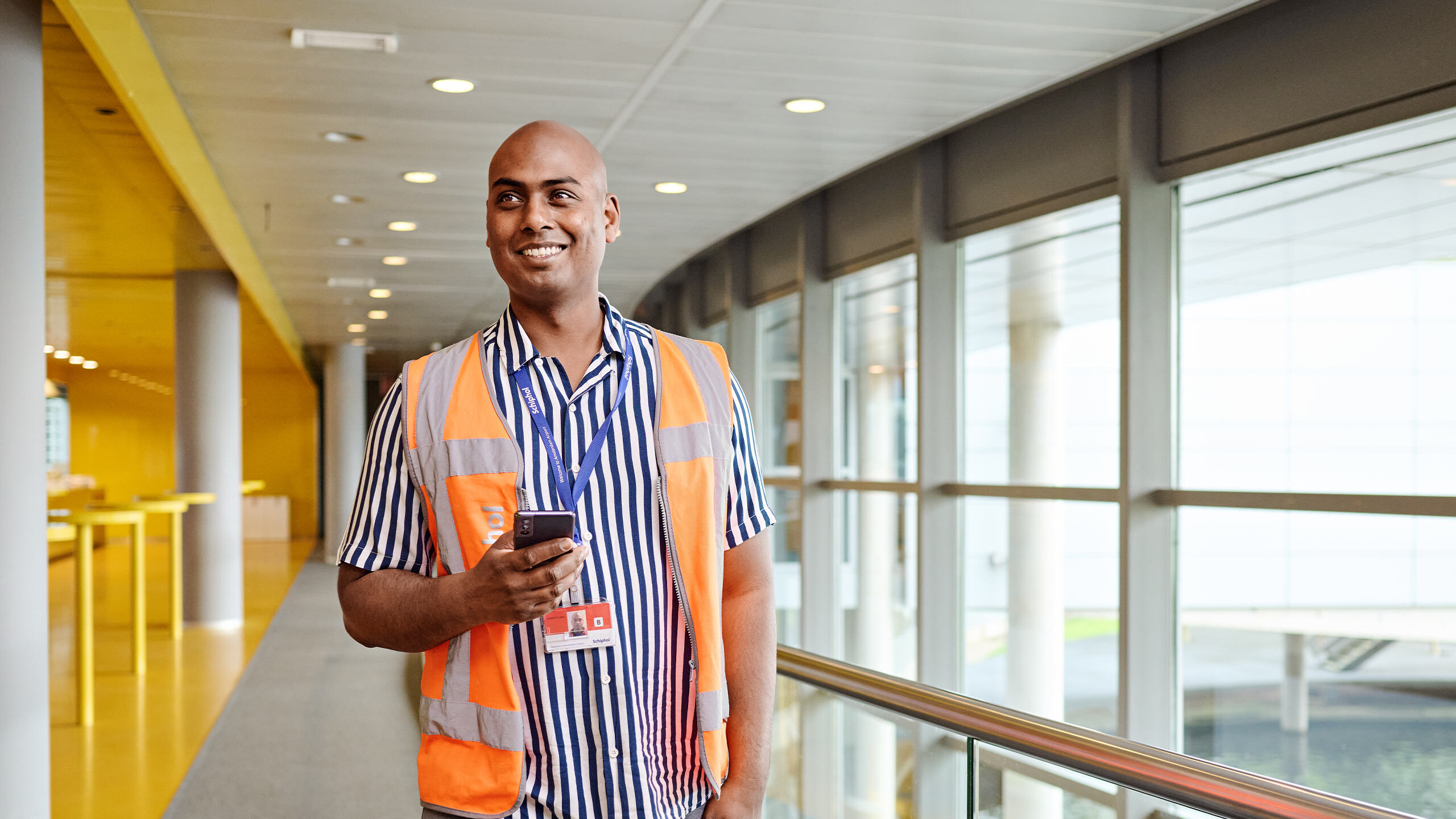 'Ik ben trots als elke koffer toch op tijd met het goede vliegtuig meegaat.'