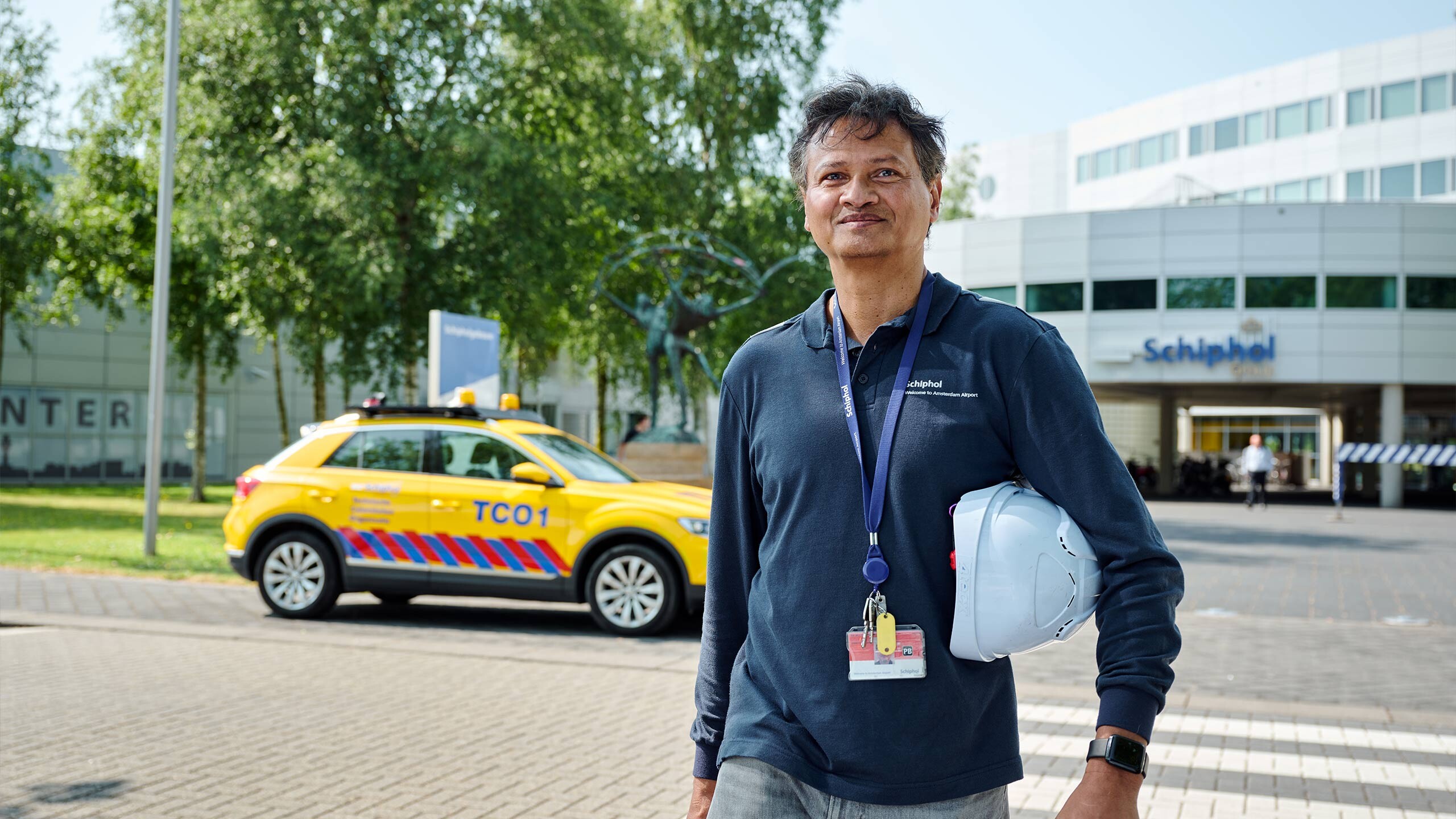 'Ik kom overal op Schiphol. Het is toch een soort jongensdroom die werkelijkheid is geworden.'