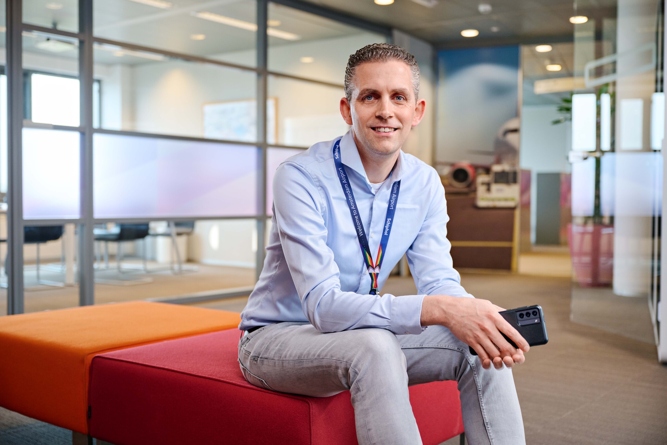 ‘Als ik kijk naar hoe de enterprise architectuur binnen Schiphol is ingericht, vind ik dat we hier veel meer met de voeten in de klei staan.’