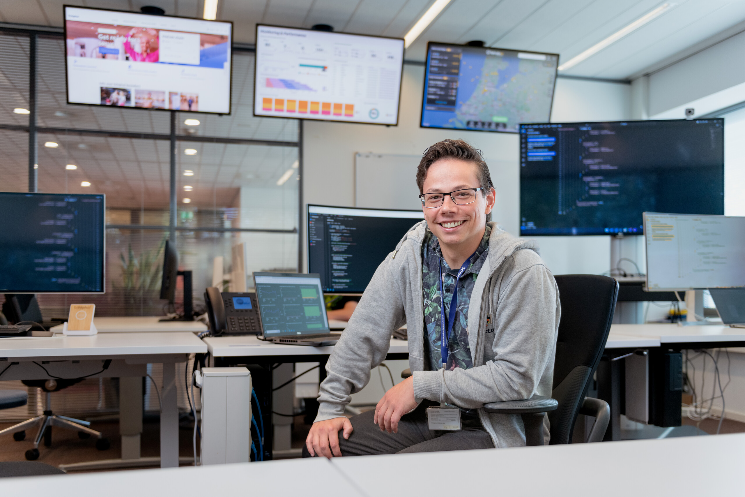 ‘Schiphol stimuleert het uitproberen van goede ideeën Daardoor sta je hier nooit stil.’ 