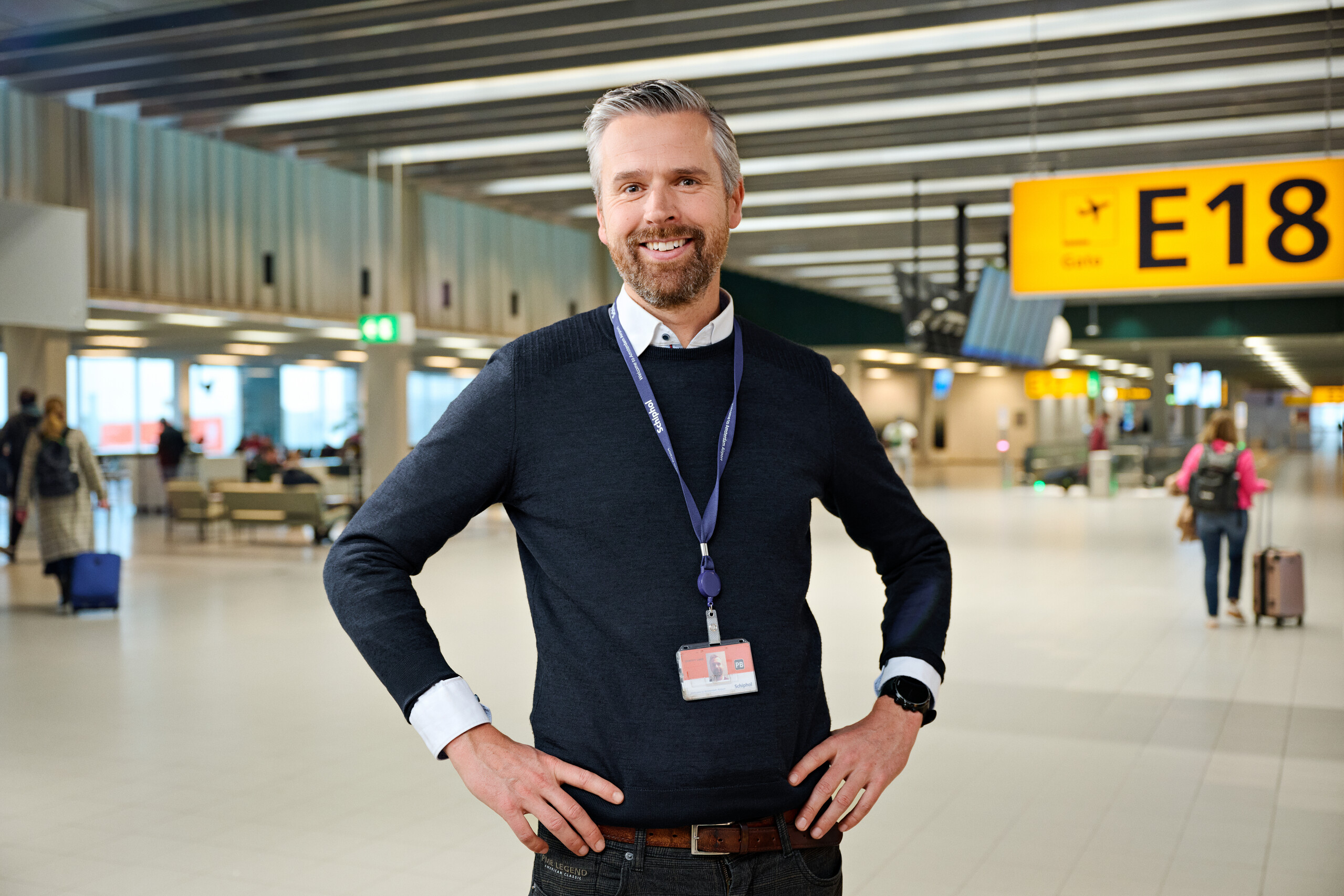 'Ik vind het bijzonder dat ik de verbindende factor ben tussen belangrijke huurders en Schiphol.'
