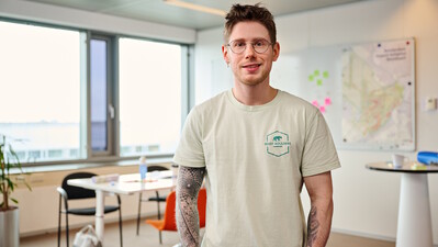 ‘Je krijgt bij Royal Schiphol Group de ruimte om nieuwe ideeën te bedenken en daarmee te experimenteren.'