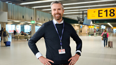 'Ik vind het bijzonder dat ik de verbindende factor ben tussen belangrijke huurders en Schiphol.'